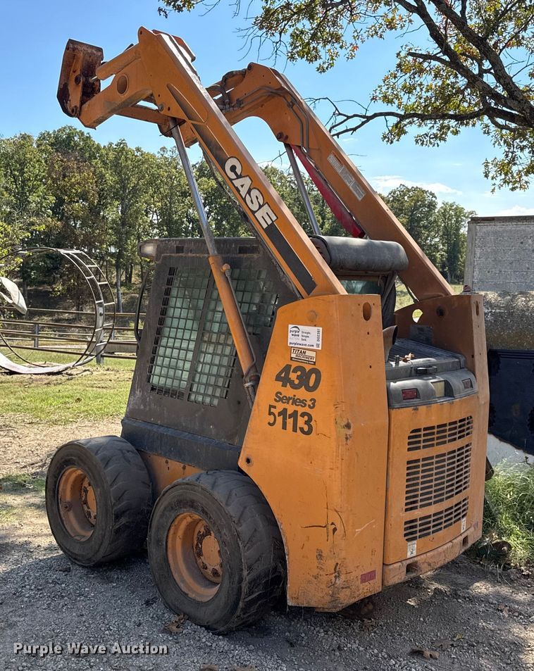 image for item DO2397 2008 Case 430 skid steer loader