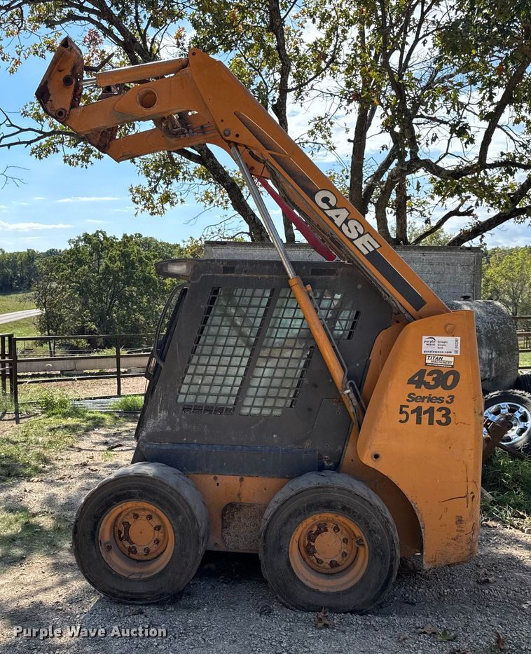 image for item DO2397 2008 Case 430 skid steer loader