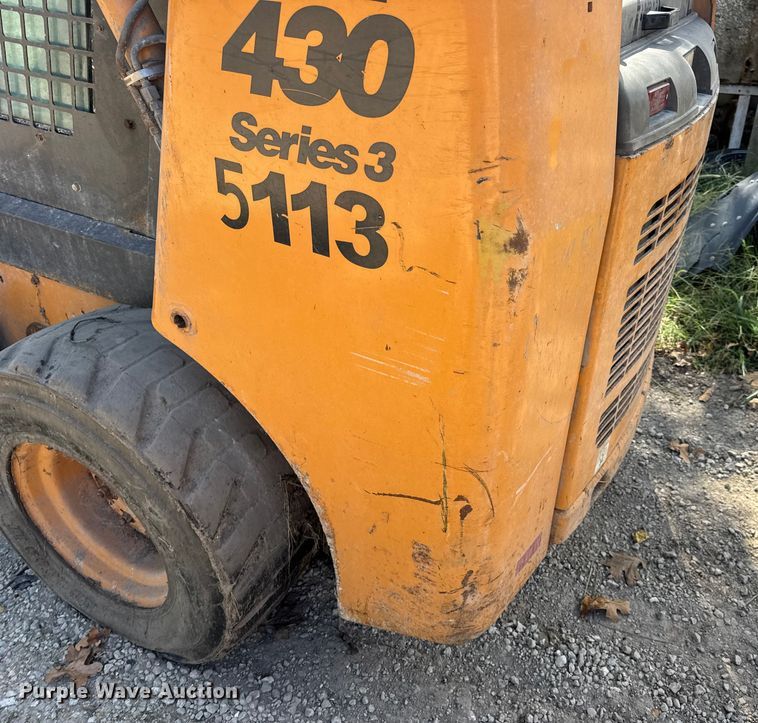 image for item DO2397 2008 Case 430 skid steer loader
