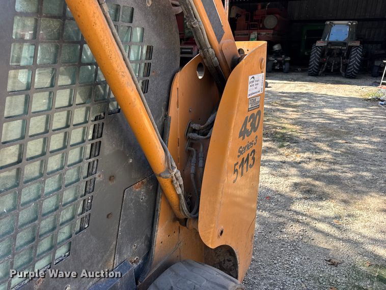 image for item DO2397 2008 Case 430 skid steer loader