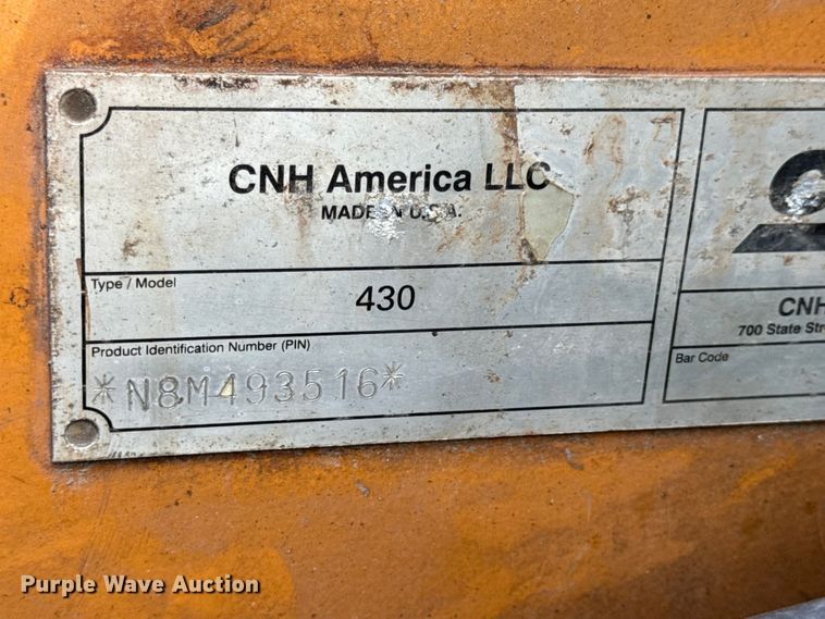 image for item DO2397 2008 Case 430 skid steer loader