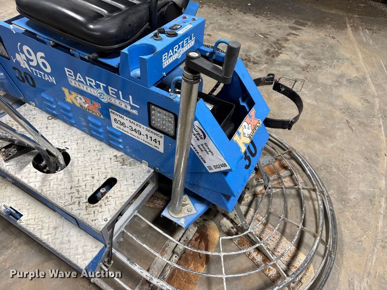 image for item DO2408 Bartell Global Titan 96 power trowel