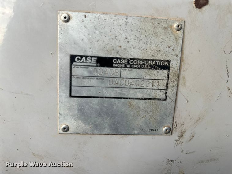 image for item DP8890 1999 Case 9040B excavator