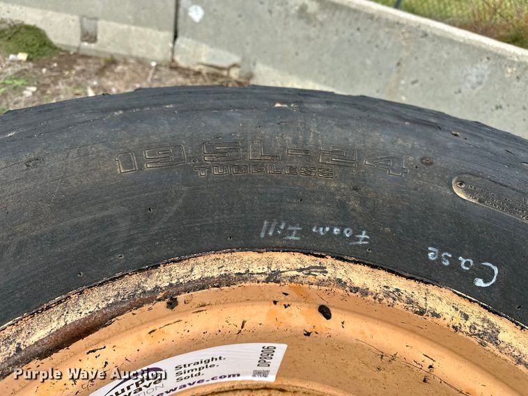 image for item DP8906 (2) Goodyear IT525 19.5L-24 tires and wheels