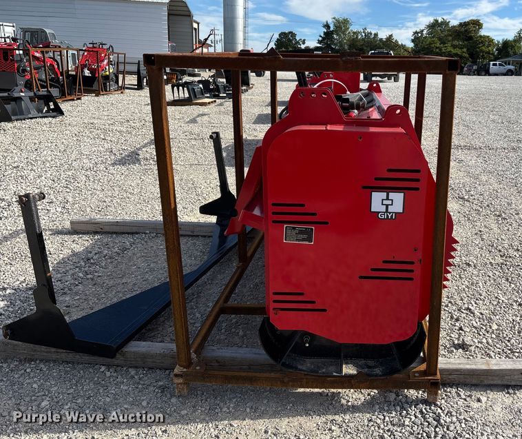image for item DU1386 2025 GIYI GY-72pro skid steer mulcher