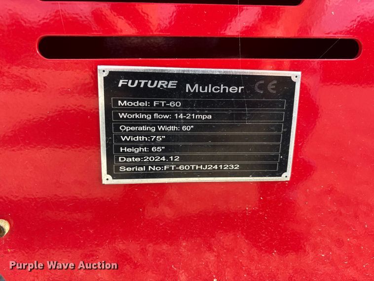 image for item DU1388 2024 Future FT-60 skid steer mulcher