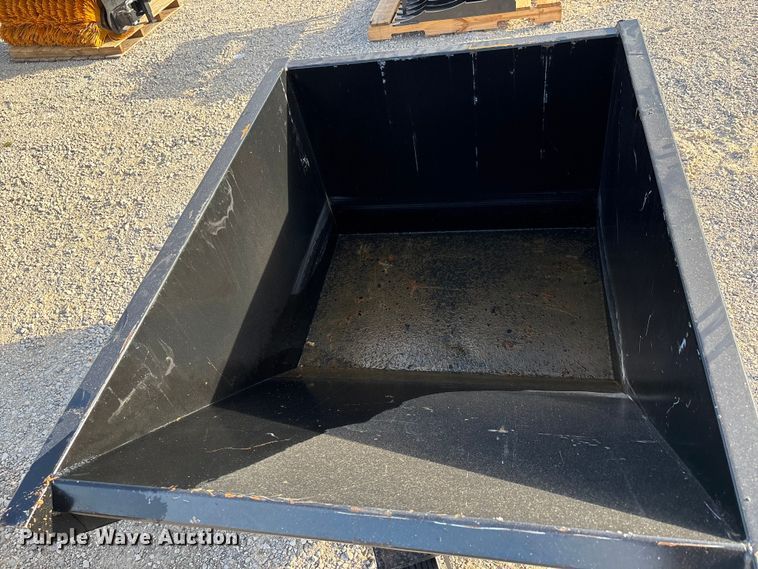 image for item DU1393 Kit Containers LLC MSS-WB compact utility loader dump hopper