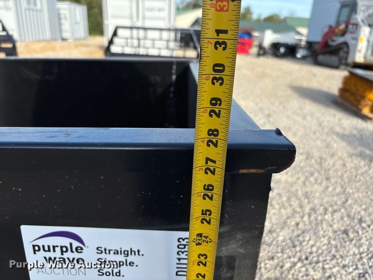 image for item DU1393 Kit Containers LLC MSS-WB compact utility loader dump hopper