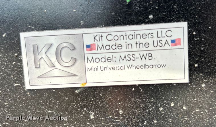 image for item DU1393 Kit Containers LLC MSS-WB compact utility loader dump hopper