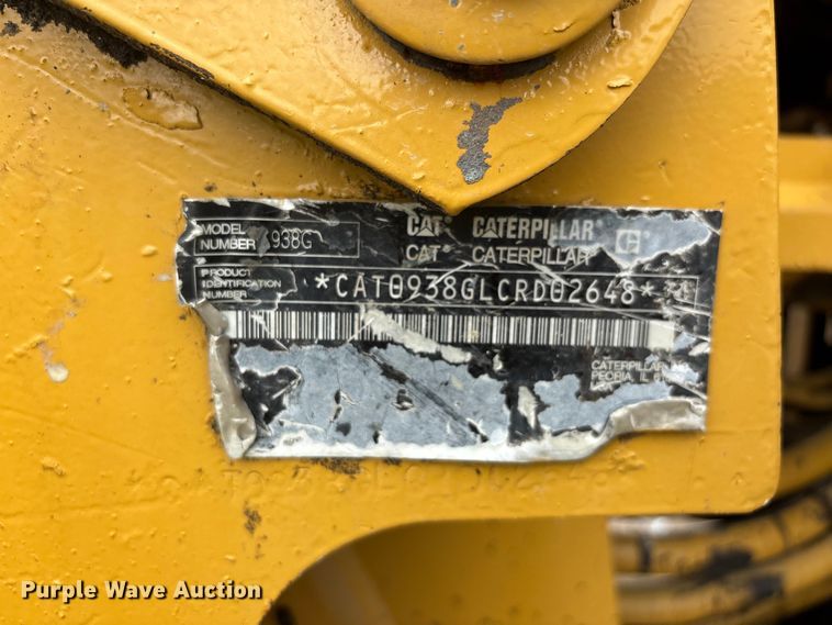 image for item DU1406 2008 Caterpillar 938G Series II wheel loader
