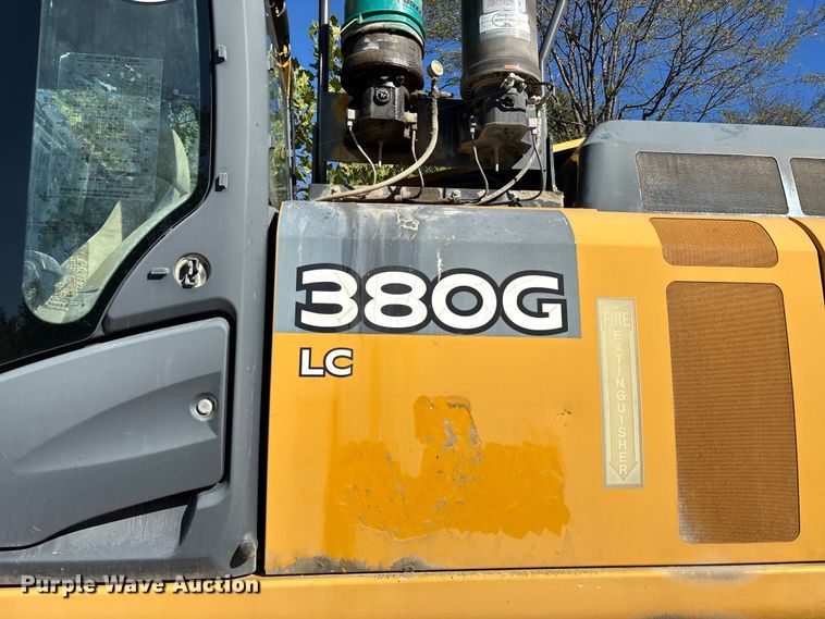 image for item DU1407 2015 John Deere 380G LC excavator