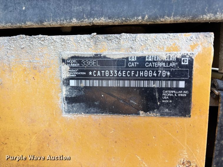 image for item DU1409 2013 Caterpillar 336E L excavator