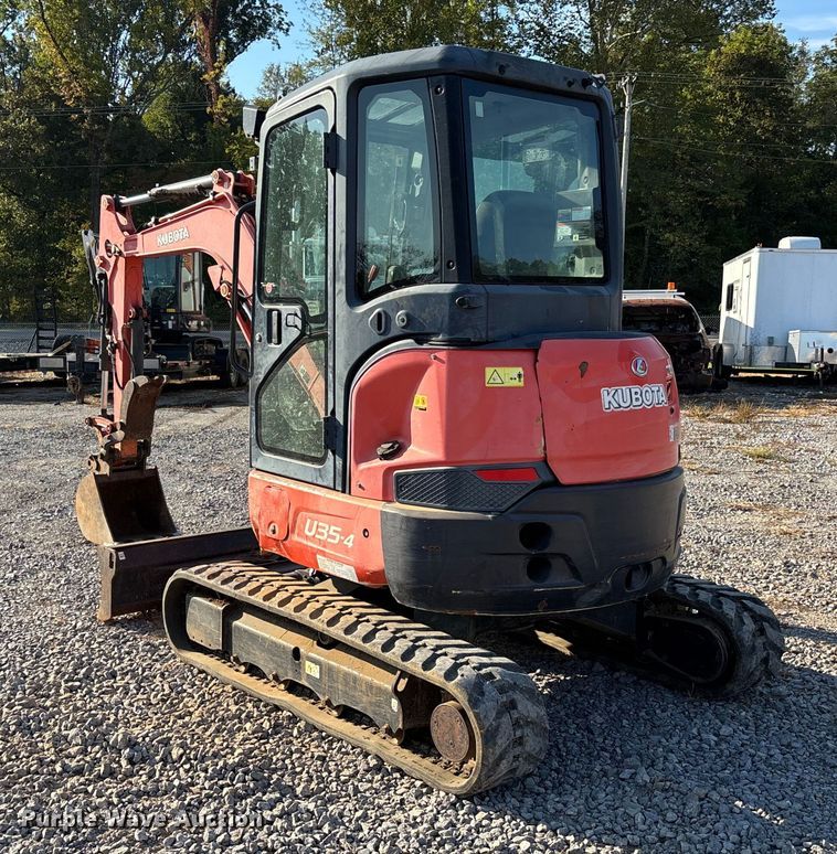 image for item DU1421 2015 Kubota U35-4 mini excavator