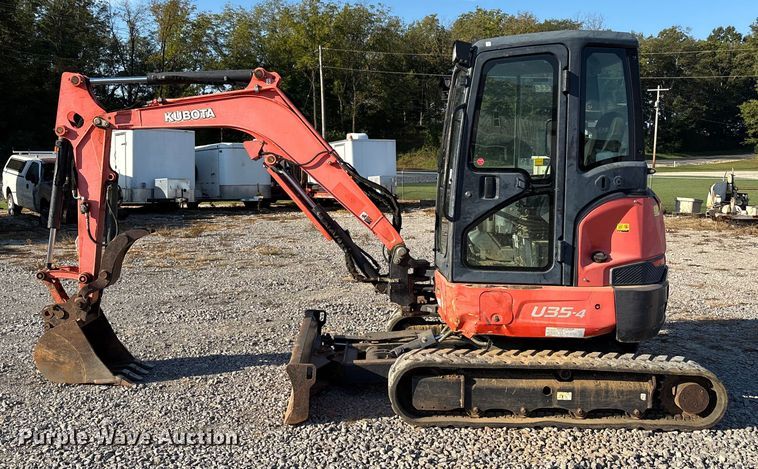 image for item DU1421 2015 Kubota U35-4 mini excavator
