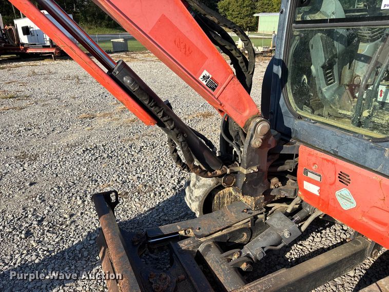 image for item DU1421 2015 Kubota U35-4 mini excavator