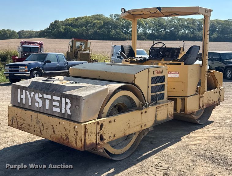 image for item DU3502 Hyster C-766-A double drum vibratory roller