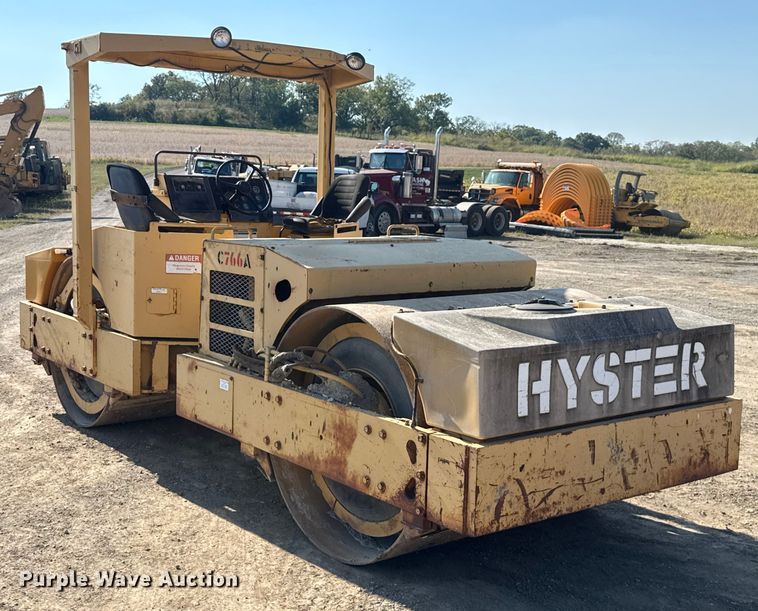 image for item DU3502 Hyster C-766-A double drum vibratory roller