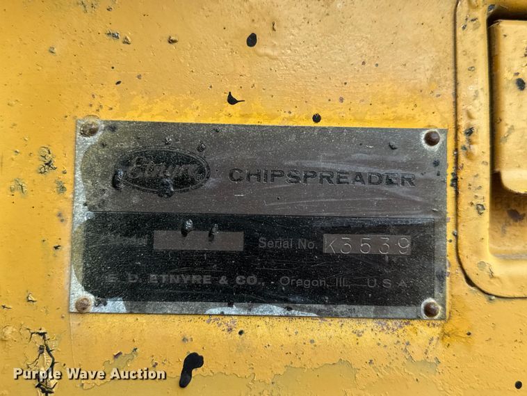 image for item DU3506 Etnyre chip spreader