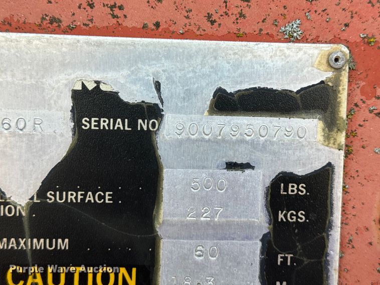 image for item DU3515 Ahern Snorkelift A60R boom lift