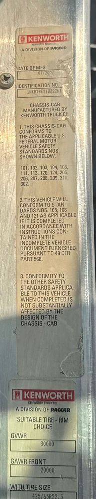 image for item DU3516 2008 Kenworth T800 dump truck