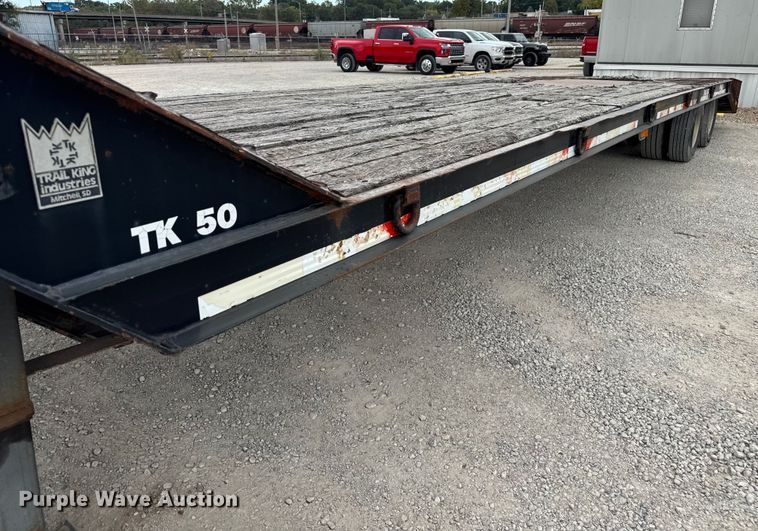 image for item DU3536 2009 Trail King TK50-432 equipment trailer