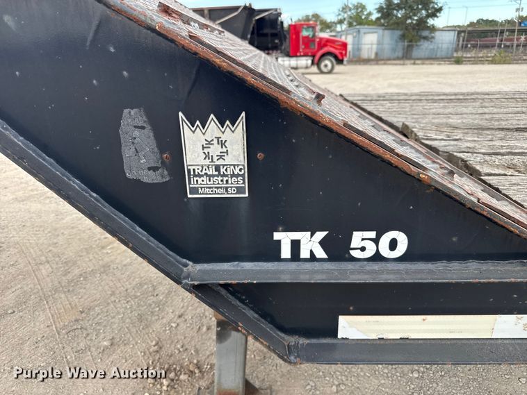 image for item DU3536 2009 Trail King TK50-432 equipment trailer