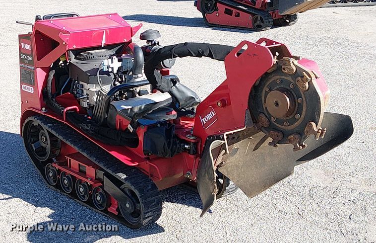 image for item DU3553 Toro STX 38 EFI Intelli-Sweep stump grinder