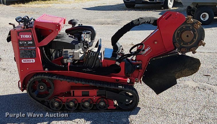 image for item DU3553 Toro STX 38 EFI Intelli-Sweep stump grinder