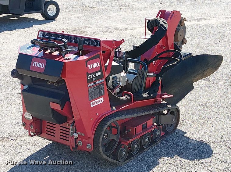 image for item DU3553 Toro STX 38 EFI Intelli-Sweep stump grinder