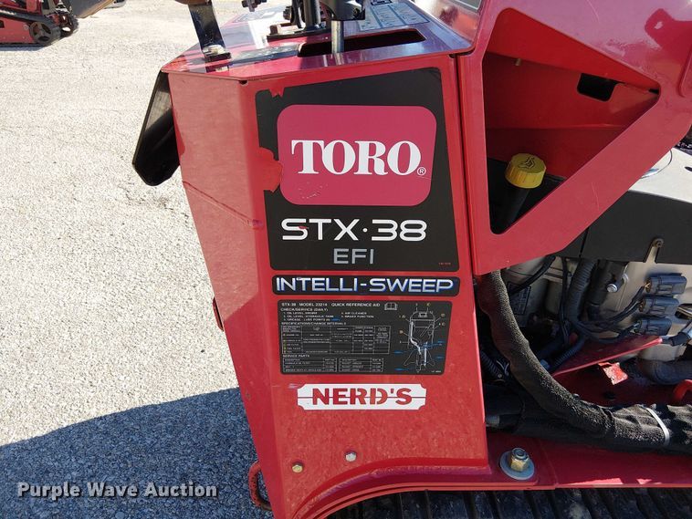 image for item DU3553 Toro STX 38 EFI Intelli-Sweep stump grinder