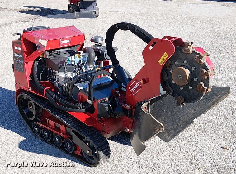 image for item DU3554 Toro STX 38 EFI Intelli-Sweep stump grinder