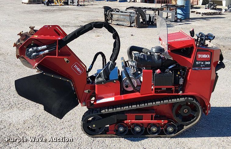 image for item DU3554 Toro STX 38 EFI Intelli-Sweep stump grinder