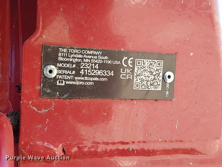 image for item DU3554 Toro STX 38 EFI Intelli-Sweep stump grinder