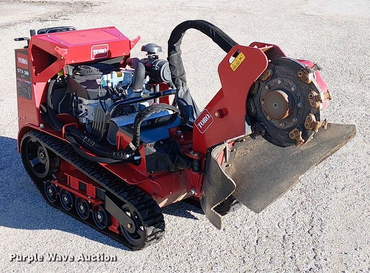 image for item DU3555 Toro STX 38 EFI Intelli-Sweep stump grinder