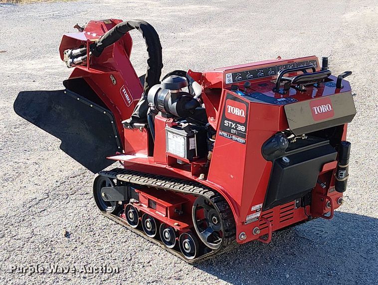image for item DU3555 Toro STX 38 EFI Intelli-Sweep stump grinder