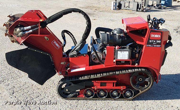image for item DU3555 Toro STX 38 EFI Intelli-Sweep stump grinder