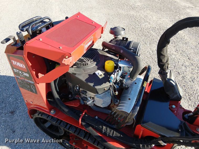 image for item DU3555 Toro STX 38 EFI Intelli-Sweep stump grinder