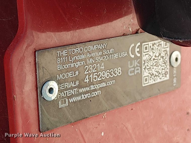 image for item DU3555 Toro STX 38 EFI Intelli-Sweep stump grinder