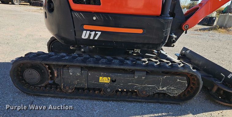 image for item DU3569 2020 Kubota U17 mini excavator