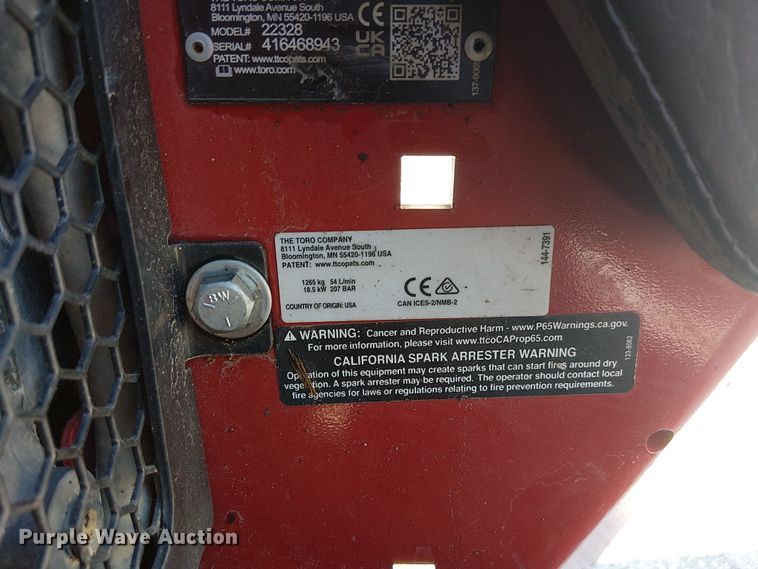 image for item DU3571 Toro Dingo TX 1000 compact utility loader