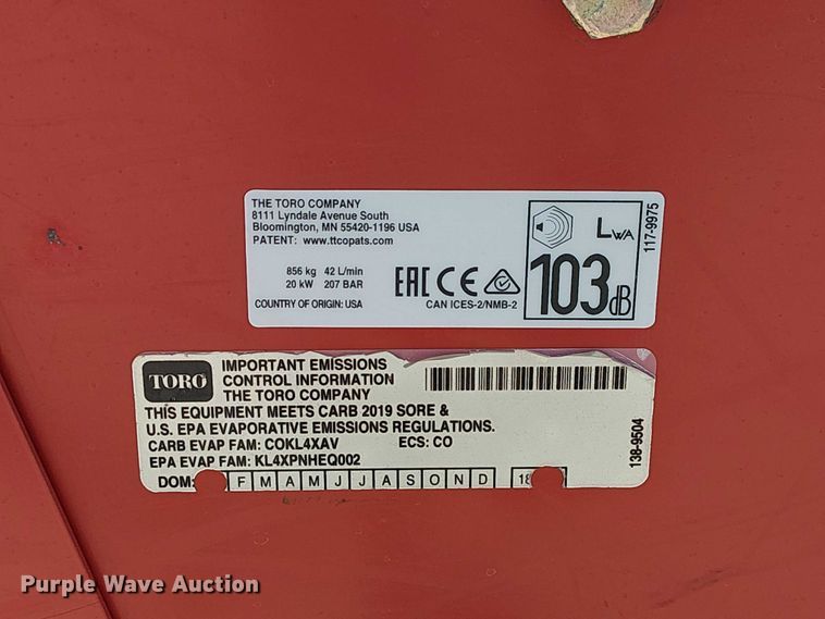 image for item DU3572 Toro Dingo TX-427 compact utility loader