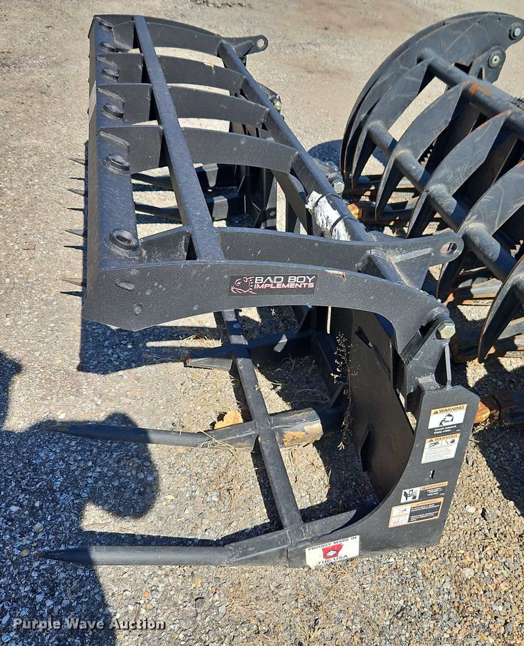image for item DU3575 (3) skid steer grapple buckets
