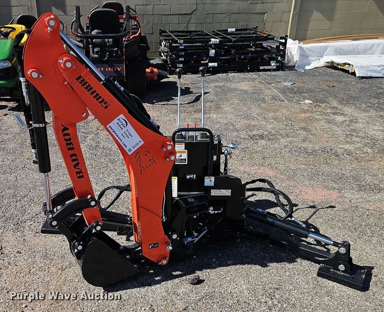 image for item DU3576 Bad Boy BBH105 backhoe attachment
