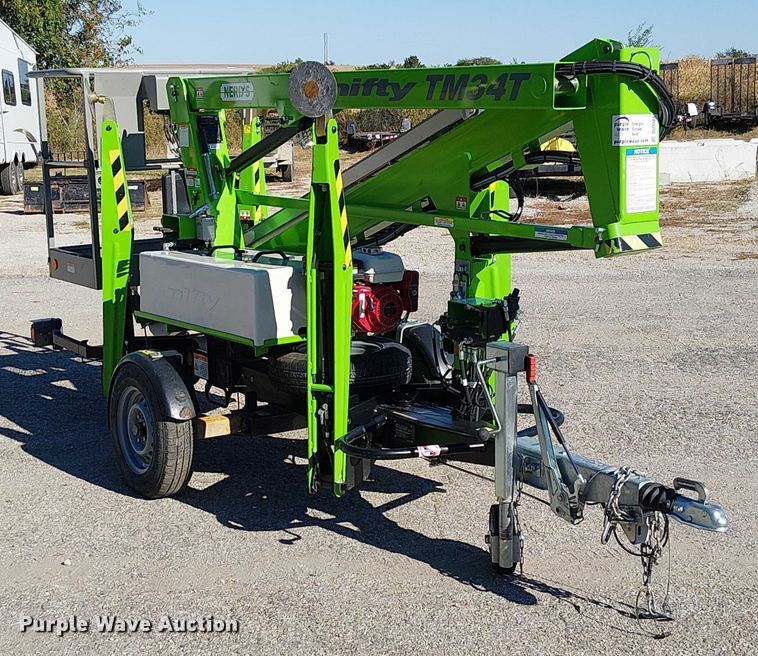 image for item DU3584 2022 Nifty TM34TGE MK1B boom lift