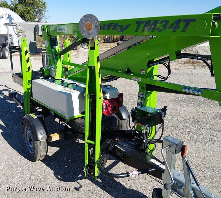 image for item DU3584 2022 Nifty TM34TGE MK1B boom lift