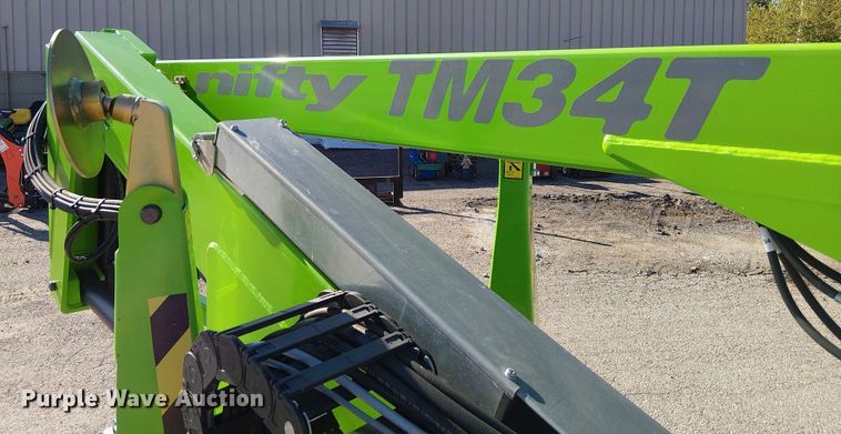 image for item DU3584 2022 Nifty TM34TGE MK1B boom lift