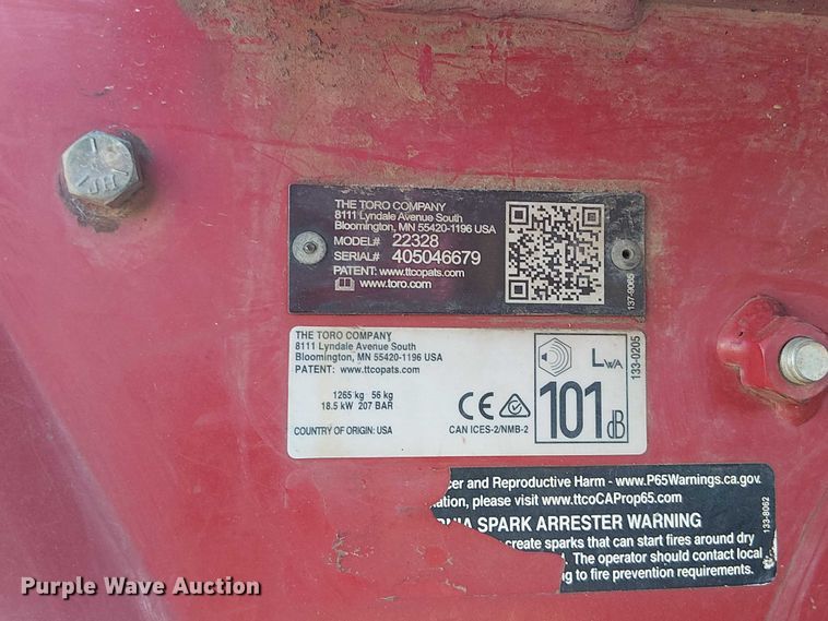 image for item DU3585 Toro Dingo TX 1000 compact utility loader