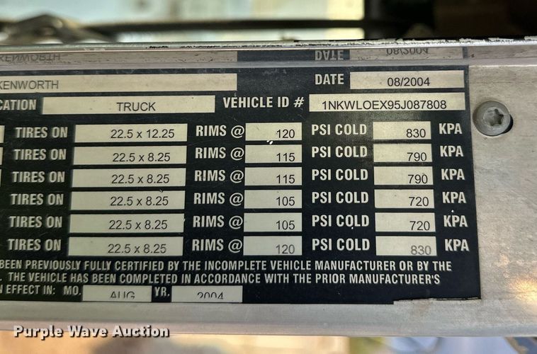 image for item DW4258 2005 Kenworth W900 ready mix truck