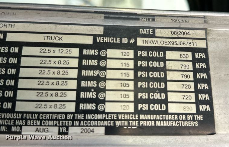 image for item DW4260 2005 Kenworth W900 ready mix truck