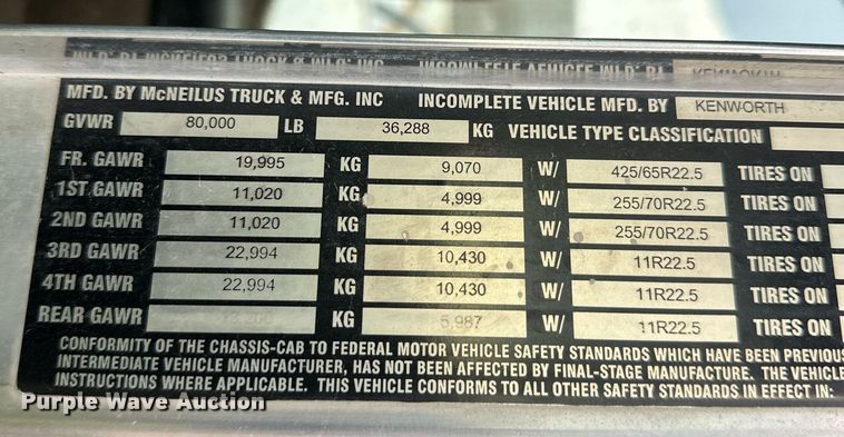 image for item DW4260 2005 Kenworth W900 ready mix truck